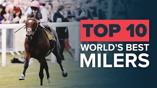 Mile Magic  The 10 Greatest Milers In Horse Racing History  From Frankel amp Winx To Goldikova [upl. by Noryk597]