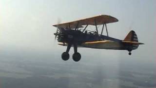 Boeing Stearman PT17 Biplane [upl. by Ahsyas503]