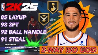 NEW ALL AROUND 66 2WAY ISO BUILD IS THE BEST TALL GUARD BUILD IN NBA 2K25 [upl. by Damaris503]