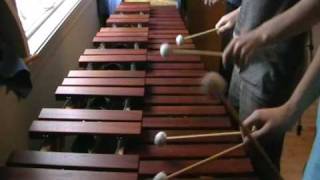 Zelda Ocarina of Time  Song of Storms on Marimba [upl. by Aloisius]