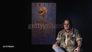 Johnny Depp Discusses His Artistic Journey amp Inspiration at ‘A Bunch of Stuff’ Exhibition [upl. by Pelaga]