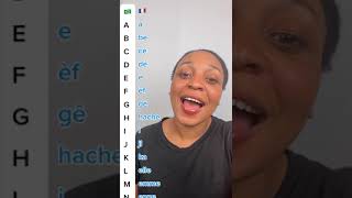 Aprenda o Alfabeto em Francês 🔤🇫🇷 learnfrench frenchalphabet frenchforbeginners languagetips [upl. by Farhsa]