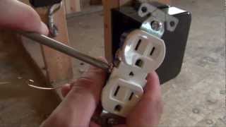 How to Install an Electrical Outlet [upl. by Ragouzis319]