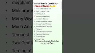 William Shakespeare life and work part 1st english literature grade1 ugcnet shortvideo [upl. by Notac407]