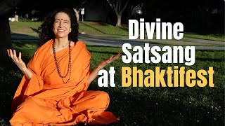 Sadhvijis Divine Satsang at Bhakti Fest 2023 [upl. by Hermy]