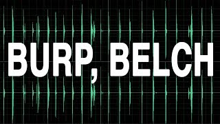 Burp belch sound effect [upl. by Sillek]