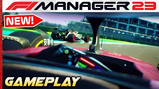 NEW F1 Manager 2023 GAMEPLAY Visor Cam New Game Mode  Race Moment Scenarios Release Date July 31 [upl. by Maurey]