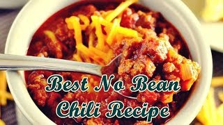 Best No Bean Chili Recipe [upl. by Hallock548]