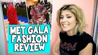 MET GALA FASHION REVIEW 2017  Grace Helbig [upl. by Heddie]