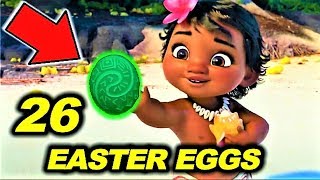 🌊 26 EASTER EGGS in MOANA [upl. by Zelig]