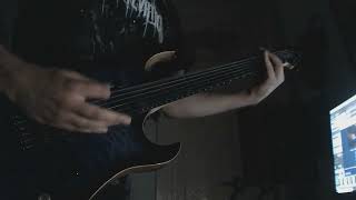 Dragged Under  Hypochondria one take guitar cover [upl. by Olocin]