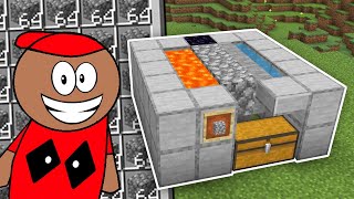 Farm de Pedra Fácil de fazer no Minecraft Bedrock 121 MCPE Playstation XBOX Switch PC [upl. by Aerdnad]