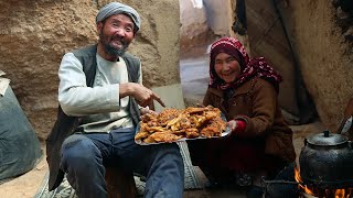 Grandma amp Grandpas SECRET Chicken Pakora Recipe Cooked Inside Bamiyan Caves 🇦🇫 [upl. by Ezri]