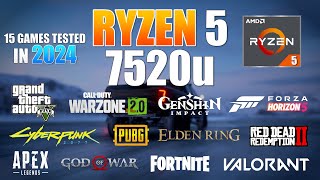 Ryzen 5 7520U Gaming Test in 2024  is it enough for gaming [upl. by Amick]