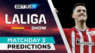 LaLiga Picks Matchday 3 Barca Is Clicking Without Reinforcements  Soccer Odds amp Free Tips [upl. by Granny]