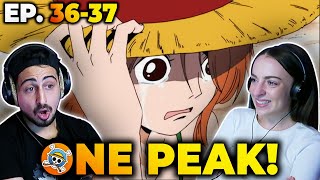 ONE PEAK IS HERE 🔥THE WALK TO ARLONG PARK ONE PIECE Episodes 3637 REACTION [upl. by Tremml]