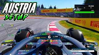 F1 22 AUSTRIA HOTLAP  SETUP 103897 [upl. by Kroy75]