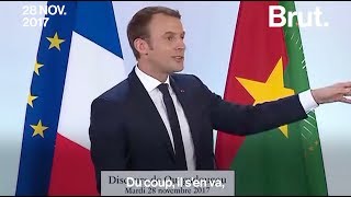 La familiarité dEmmanuel Macron face au président du Burkina Faso [upl. by Haseena]