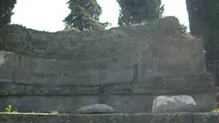 Pompeii The Nuceria Gate cemetery tomb of Eumachia [upl. by Henley]