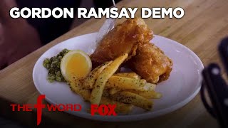 Gordon Ramsay Demonstrates How To Make Fish amp Chips Extended Version  Season 1 Ep 6  THE F WORD [upl. by Nayllij387]