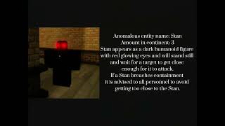 Roblox Pressure Hadal Blacksite Personnel Anomalous Entity Tape  Stan [upl. by Araic]