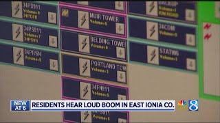 Mystery boom shakes NE Ionia County [upl. by Enitsud435]