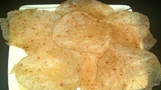 Chawal ke papad recipe [upl. by Aztiray]