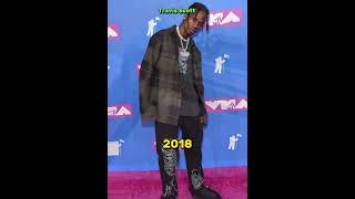 Travis Scott evolution rapperhiphoptravisscottfypシtrendingshorts rapevolution travisscott [upl. by Bunni]