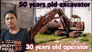 50 years old excavator amp a 30 years old operator [upl. by Novahc]