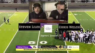 2022 Bushland Falcons Football vs Dalhart [upl. by Alleunamme]