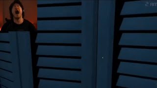 Foxy jumpscare spooks Markiplier FNaF 4 [upl. by Lamprey945]