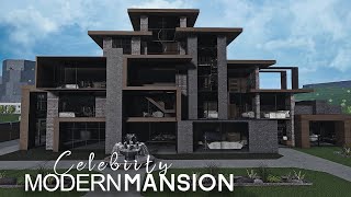 Bloxburg Mansion Celebrity Luxury House  NO Large Plot  Housebuild [upl. by Allit246]