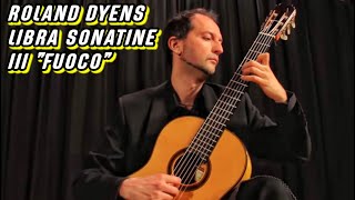 Roland Dyens  Libra Sonatine quotFuocoquot  Enea Leone [upl. by Cordle784]