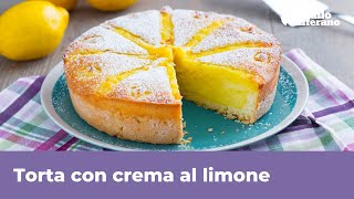 TORTA CON CREMA AL LIMONE  Ricetta perfetta da provare subito [upl. by Fachan]