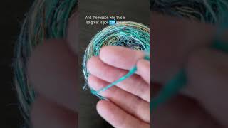 Plying Handspun Yarn with a Center Pull Ball  Quick Tip for Spinners handspun diy textileart [upl. by Akenaj255]