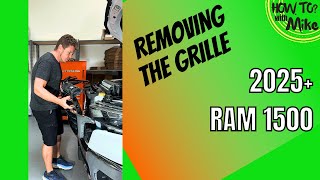 2025 RAM 1500 How To Remove Grille Tutorial by MampR Automotive  Easy DIY [upl. by Cowen]