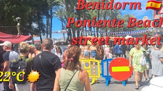 MERCADO MEDIEVAL DE BENIDORM  Poniente Beach Front ⛱️ 4k Walk Tour youtubeshorts mercedes reels [upl. by Ahsinrat]