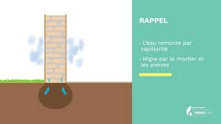 Les pathologies dun mur ancien liées à lhumidité [upl. by Teage]