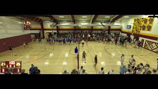 Fennimore High School vs Mineral Point High School Womens Varsity Volleyball [upl. by Nirhtak]