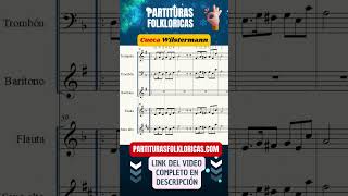 💃Partitura Cueca Wilstermann versión del grupo Los Genios🎺 music partiturasfolkloricas trompeta [upl. by Yekram459]