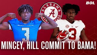 BREAKING  Zay Mincey Daniel Hill commit to Alabama  AllAmerican Bowl CFB [upl. by Drofniw934]