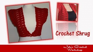 Women’s Bolero Crochet Cardigan Shrug [upl. by Ahsyla]