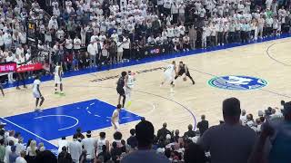 Luka Doncic gamewinning 3pointer over Rudy Gobert [upl. by Earased]