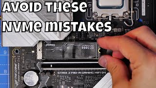 Dont make these mistakes with your NVMe SSD installation  NVMe tips and tricks [upl. by Halsted]