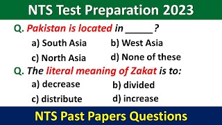 NTS Test Preparation 2023  NTS Preparation 2023  NTS NAT Test Preparation 2023  NTS Test 2023 [upl. by Norita]