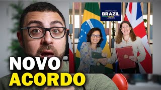 BRASIL FECHA NOVO ACORDO COM REINO UNIDO QUE PODE AJUDAR OS IMIGRANTES [upl. by Trbor]