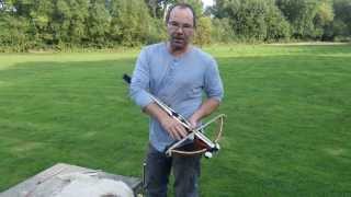 Tod of Todsstuff shoots a medieval 450lb cranequin hunting crossbow [upl. by Aydni713]