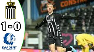 Sporting Charleroi vs KAA Gent 10 Highlights  Jupiler Pro League 2024 eFootball Game Play [upl. by Harlamert]