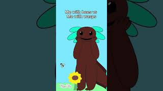 Bees vs Wasps memes animation funny [upl. by Inessa]