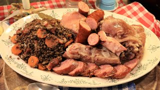 MON PETIT SALÉ AUX LENTILLES DU PUY à lancienne  Grand Mère Mitraille un régal Gourmandises TV [upl. by Manella]